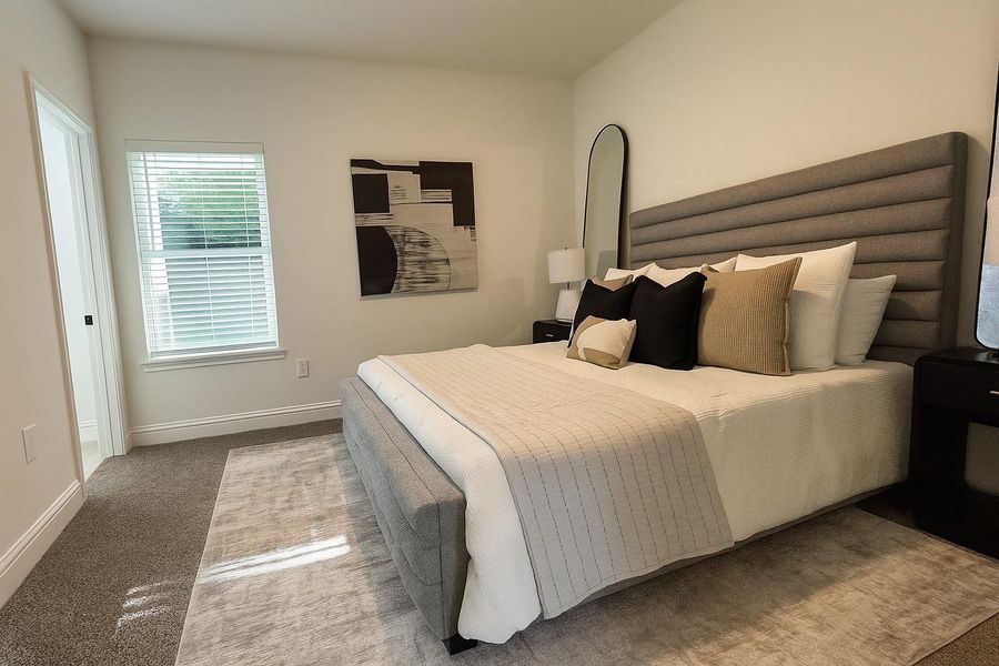 Furnished interior view inside a new home in Hill & Dale Ranch, Splendora (Image 5).