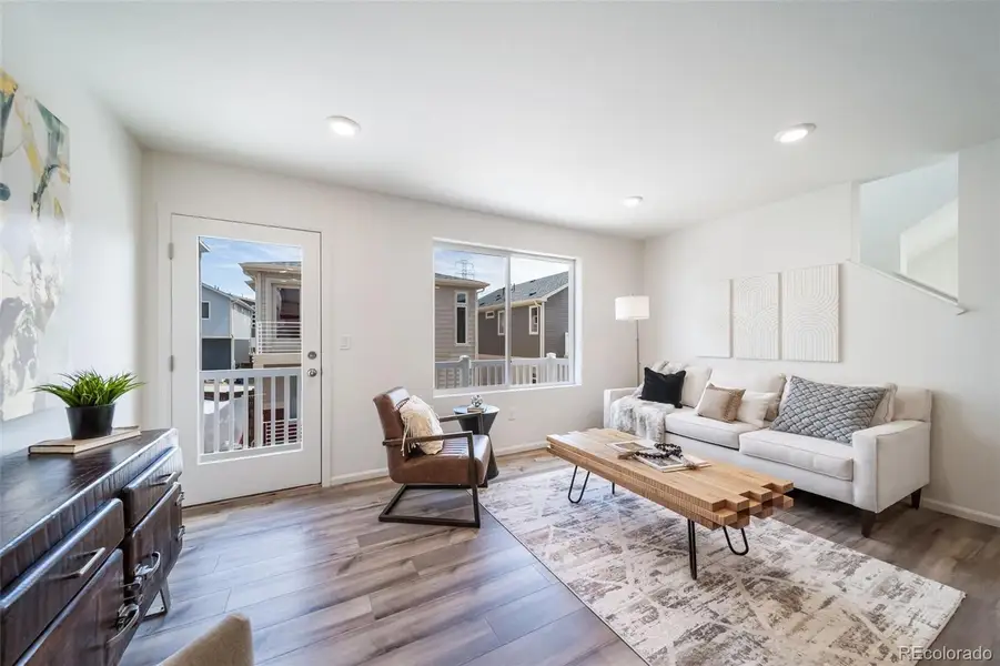 Furnished interior view inside a new home in , Commerce City (Image 7).