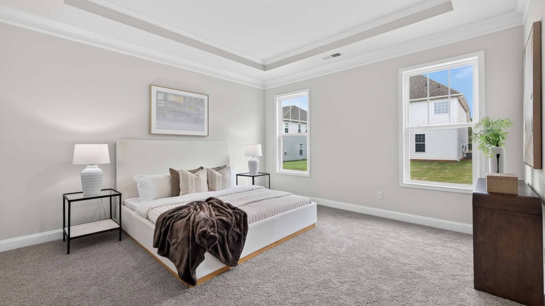 Furnished interior view inside a new home in Sylvan Creek, Denver (Image 13).