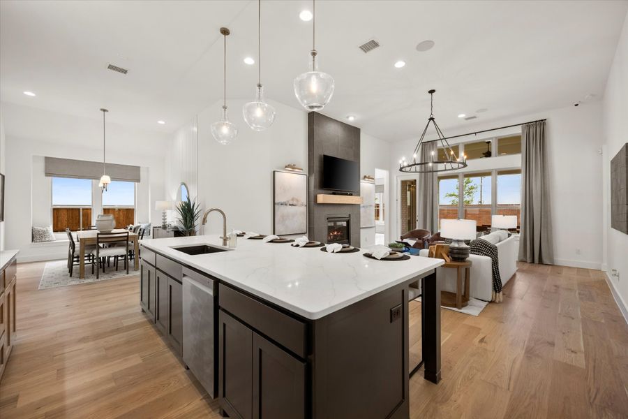 Representative furnished interior of a home built from the Marshall by Windsor Homes in Anna Town Square, Anna (Image 16).