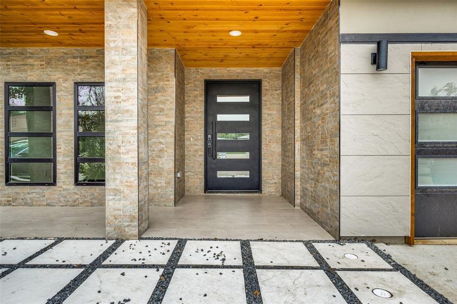 Entrance to property Entrance to property