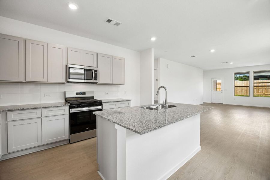 Furnished interior view inside a new home in Mavera, Conroe (Image 13).