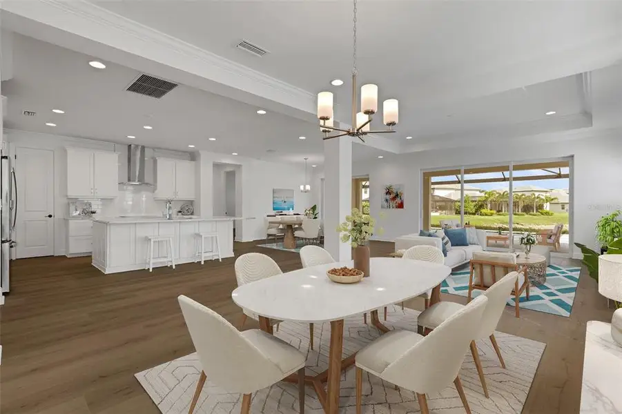 Furnished interior view inside a new home in Cassata Lakes, Nokomis (Image 7).
