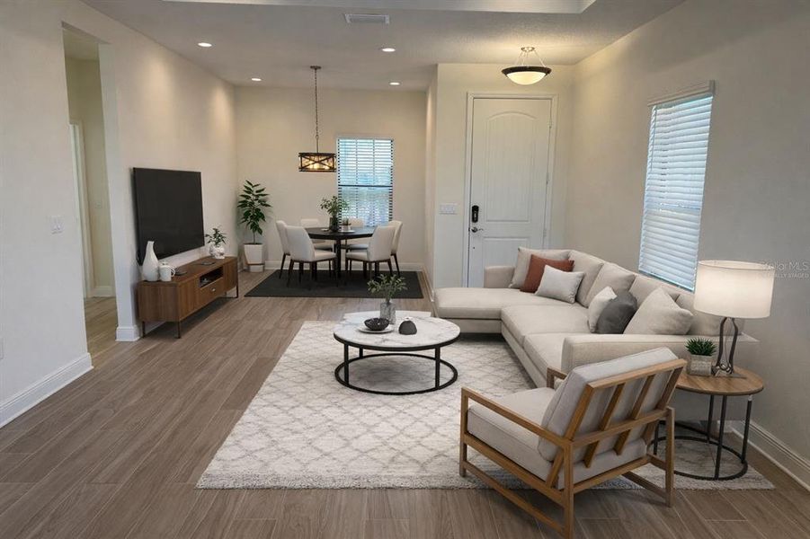 Furnished interior view inside a new home in , Nokomis (Image 8).
