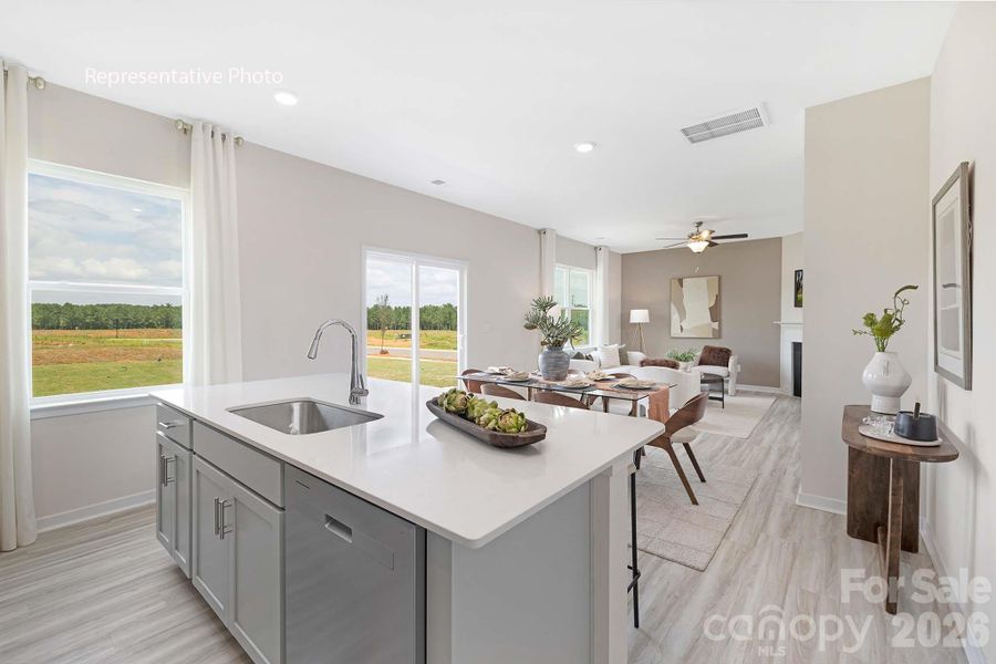 Furnished interior view inside a new home in Silverstein, Salisbury (Image 10).