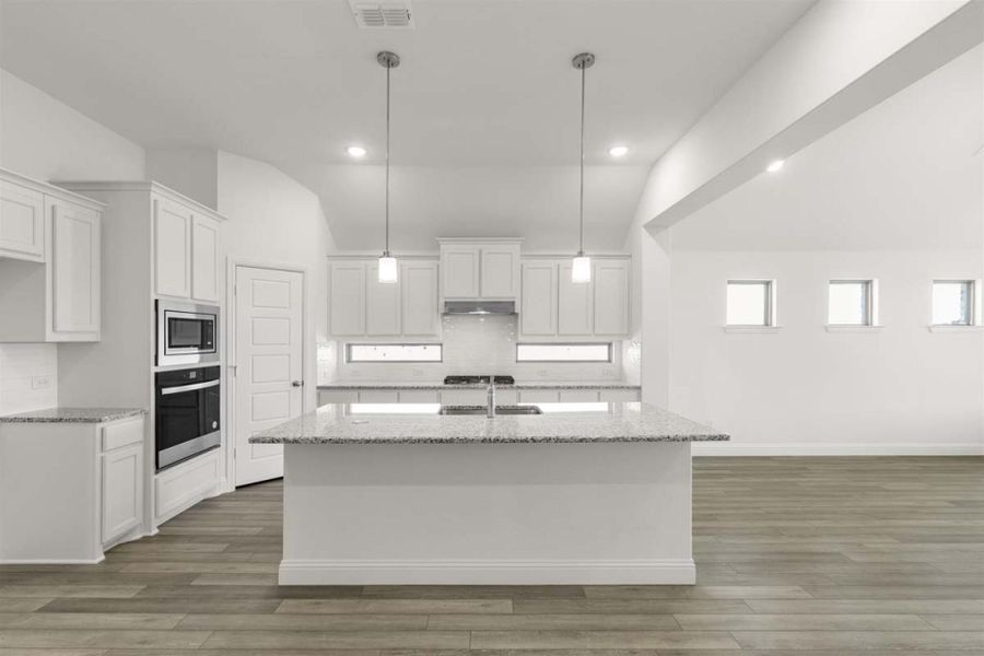 Furnished interior view inside a new home in Keeneland, Aubrey (Image 6).