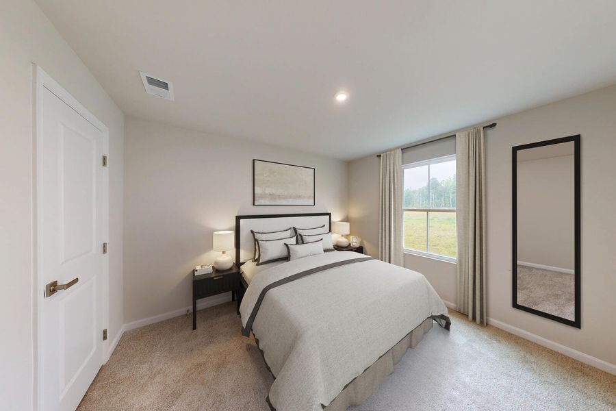 Furnished interior view inside a new home in Somerset, Santee (Image 8).