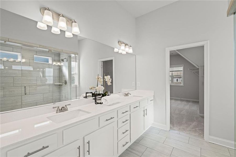 Furnished interior view inside a new home in Overlook at Marina Bay, Gainesville (Image 32).