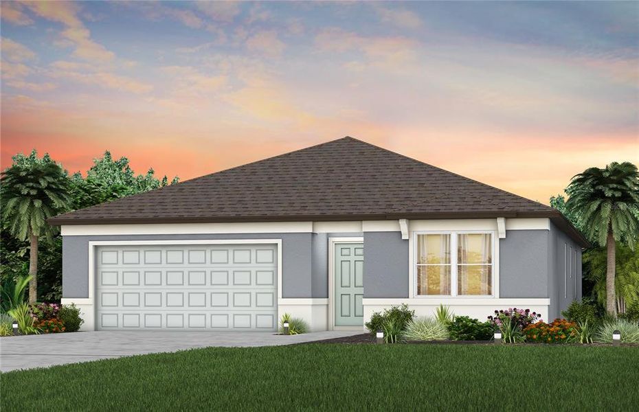 Exterior Rendering, Elevation FM1