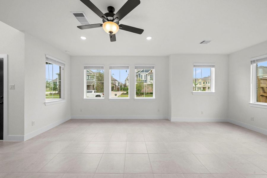 Spacious, unfurnished interior of a new home in , Katy (Image 15). Spacious, unfurnished interior of a new home in , Katy (Image 15).