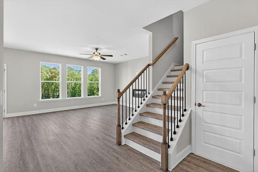 Spacious, unfurnished interior of a new home in Austin Ridge, Commerce (Image 34). Spacious, unfurnished interior of a new home in Austin Ridge, Commerce (Image 34).
