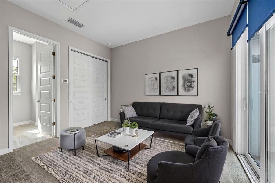 Furnished interior view inside a new home in Hampton Green at Providence, Davenport (Image 8).