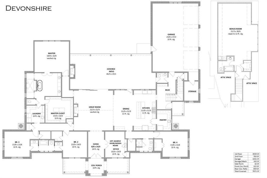 View of home floor plan