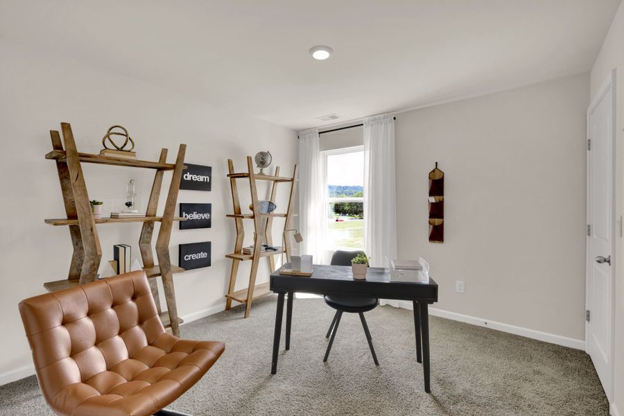 Representative furnished interior of a home built from the Darwin by D.R. Horton in Johnson Farms, Greeneville (Image 26).