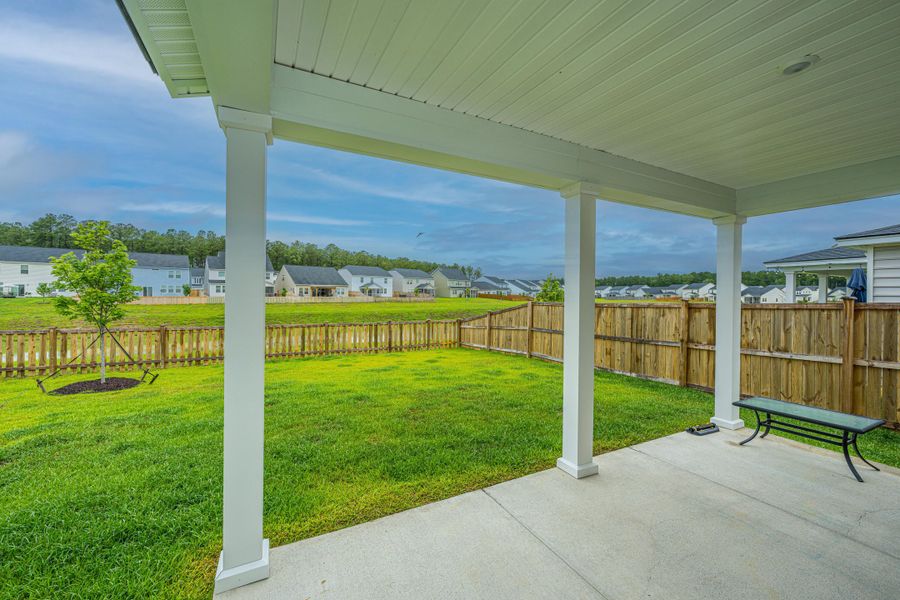 Exterior details and patio area of a home in Cypress Preserve, Moncks Corner (Image 20).