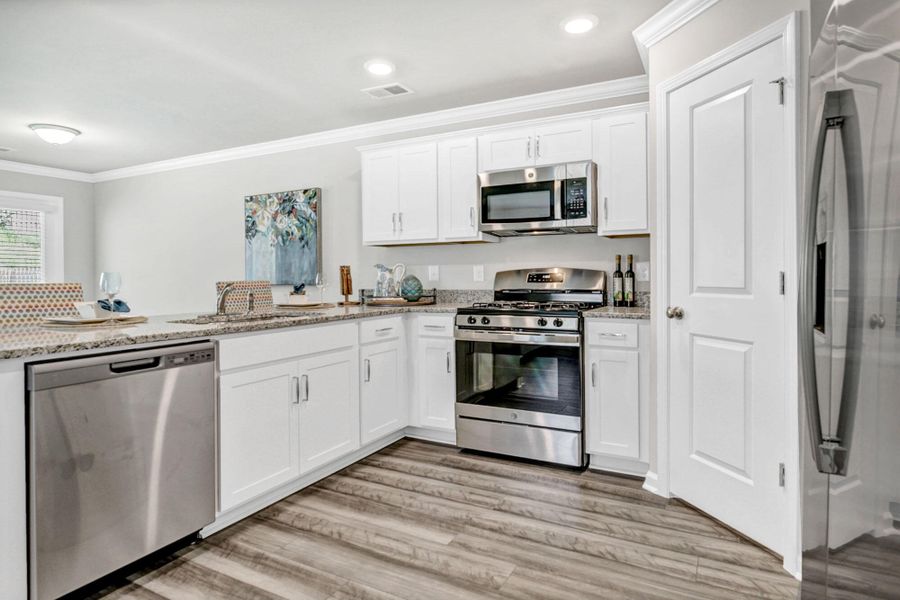 Furnished interior view inside a new home in , Goose Creek (Image 5).