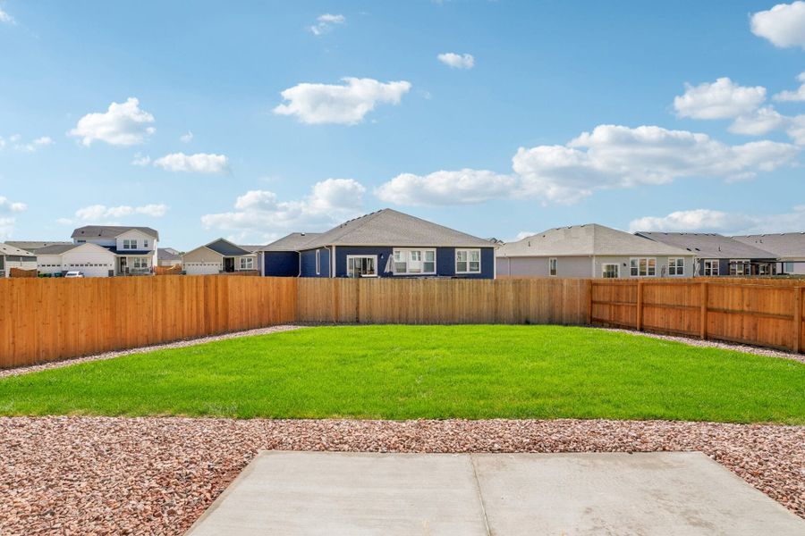 Exterior details and patio area of a home in The Glen, Colorado Springs (Image 29). Exterior details and patio area of a home in The Glen, Colorado Springs (Image 29).