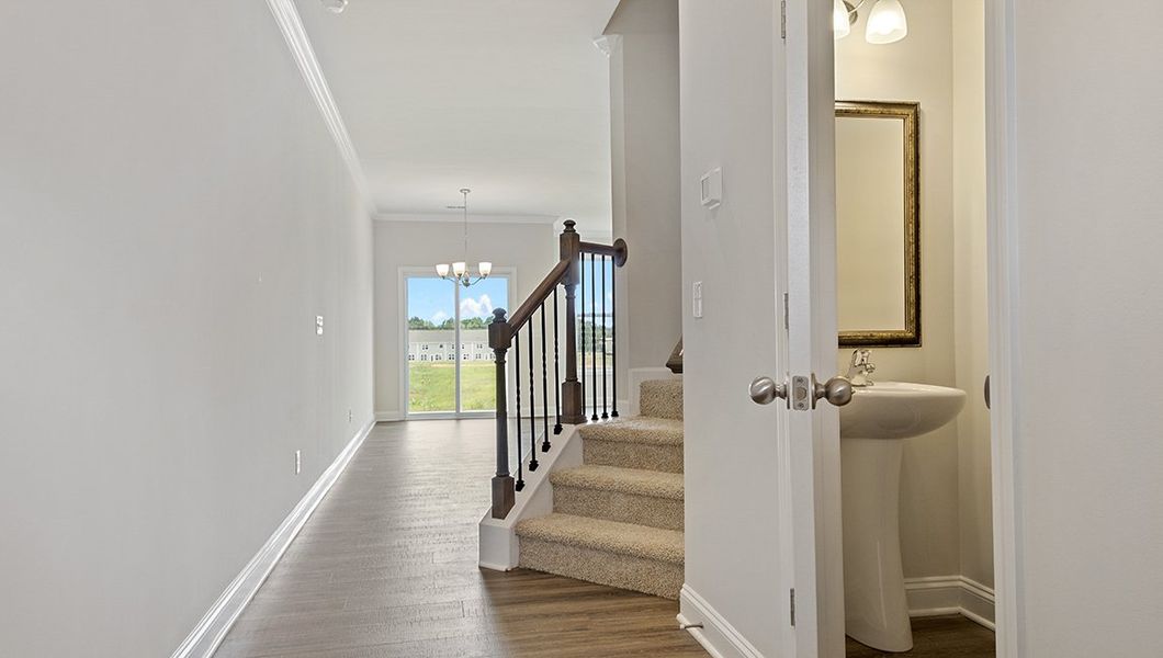 Spacious, unfurnished interior of a new home in Skybrook Corners, Huntersville (Image 15).