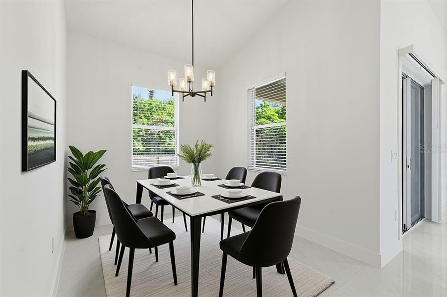 Furnished interior view inside a new home in , Port Charlotte (Image 8).