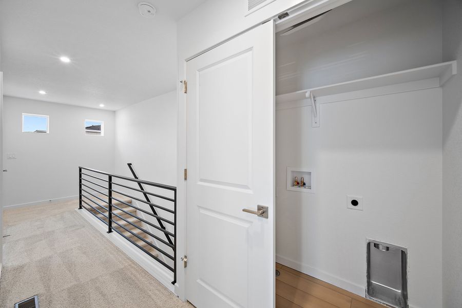 Spacious, unfurnished interior of a new home in The Commons at Victory Ridge, Colorado Springs (Image 34).