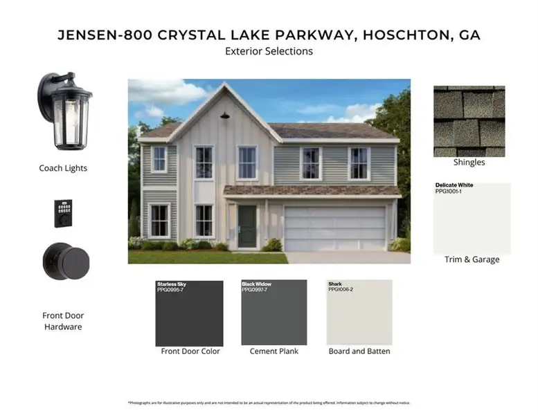 Sample of building materials used in homes in Twin Lakes, Hoschton (Image 2). Sample of building materials used in homes in Twin Lakes, Hoschton (Image 2).