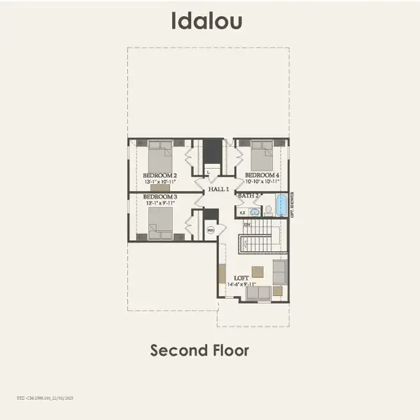 2D floor plan layout of this home in Montgomery Bend, Montgomery, TX (Image 3). 2D floor plan layout of this home in Montgomery Bend, Montgomery, TX (Image 3).
