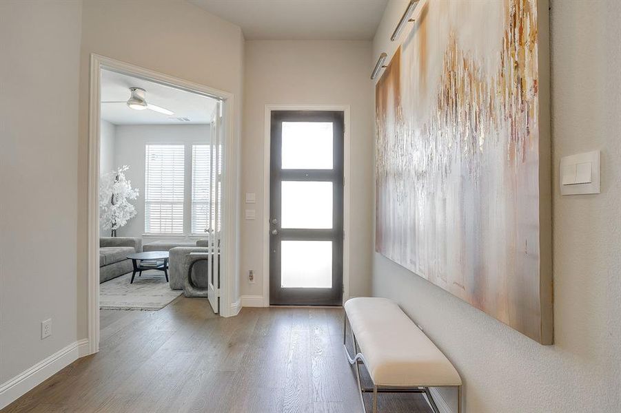 Furnished interior view inside a new home in M3 Ranch 60s, Mansfield (Image 10).