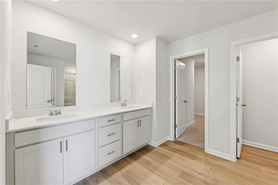Furnished interior view inside a new home in Preserve at Mountain Creek, Pendergrass (Image 13).