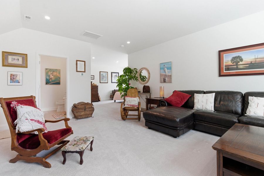 Furnished interior view inside a new home in , Santee (Image 62).