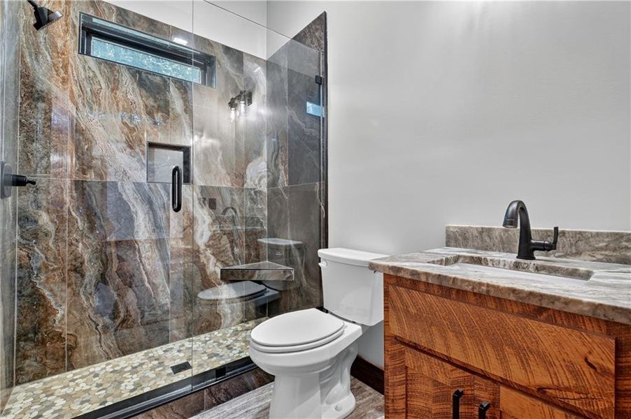 Furnished interior view inside a new home in , Ellijay (Image 15).