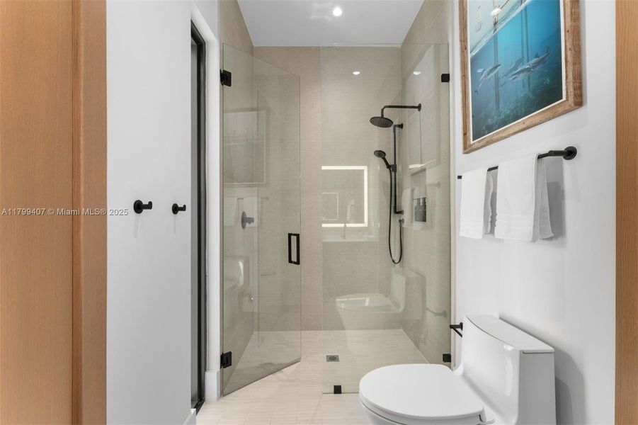 Furnished interior view inside a new home in , Miami (Image 41).