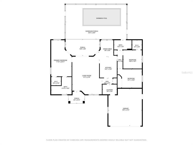 2D floor plan layout of this home in , Dunnellon, FL (Image 3).