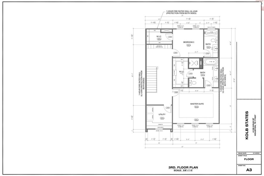 2D floor plan layout of this home in , Houston, TX (Image 5).