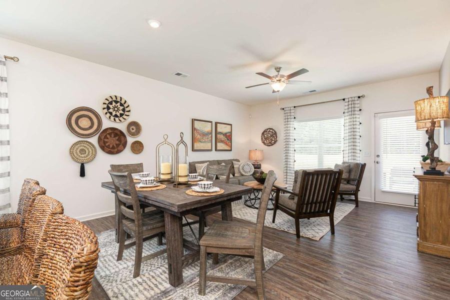 Furnished interior view inside a new home in Maddox Station, Eatonton (Image 7).