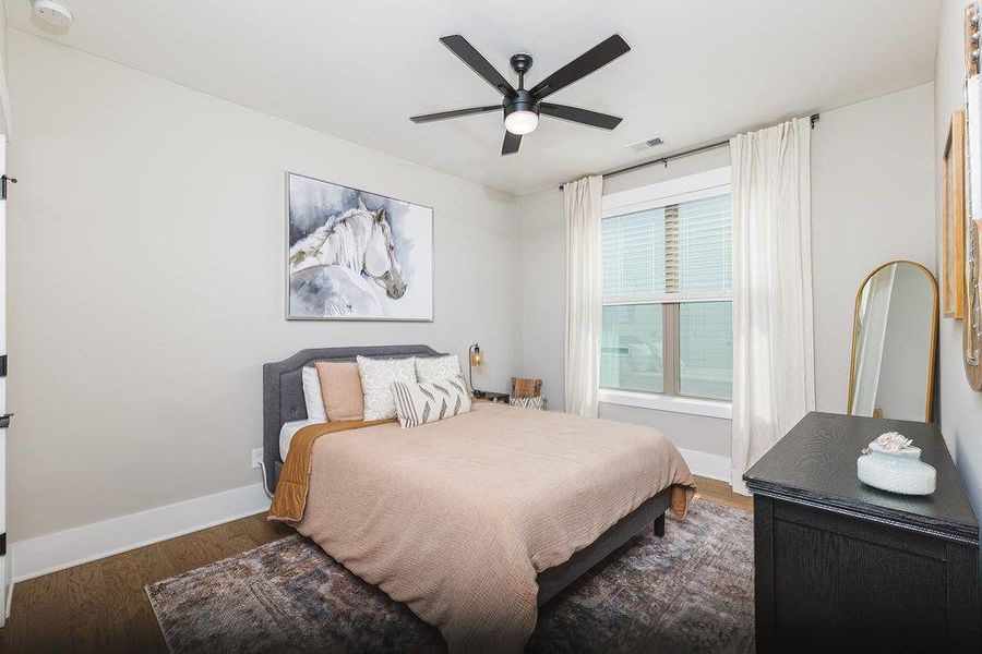 Furnished interior view inside a new home in Soleil Belmont Park, Canton (Image 5).