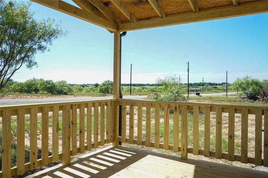 Exterior details and patio area of a home in , Poolville (Image 22).