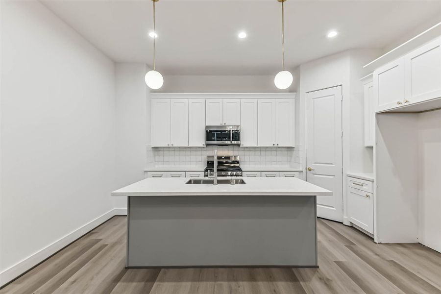 Furnished interior view inside a new home in , Houston (Image 8).