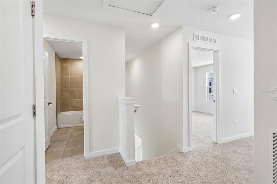 Spacious, unfurnished interior of a new home in Cyrene at Harmony, St. Cloud (Image 15). Spacious, unfurnished interior of a new home in Cyrene at Harmony, St. Cloud (Image 15).