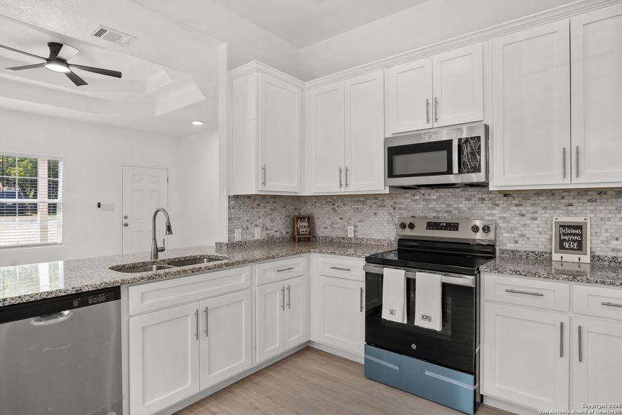 Furnished interior view inside a new home in , Canyon Lake (Image 7). Furnished interior view inside a new home in , Canyon Lake (Image 7).