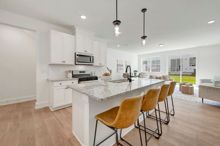 Furnished interior view inside a new home in Powell, Angier (Image 13).