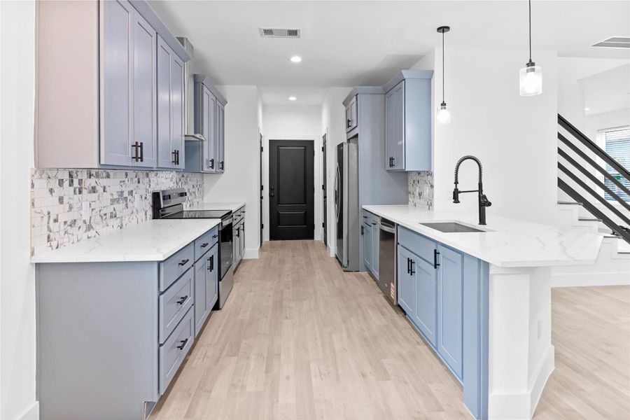 Furnished interior view inside a new home in , Houston (Image 3).