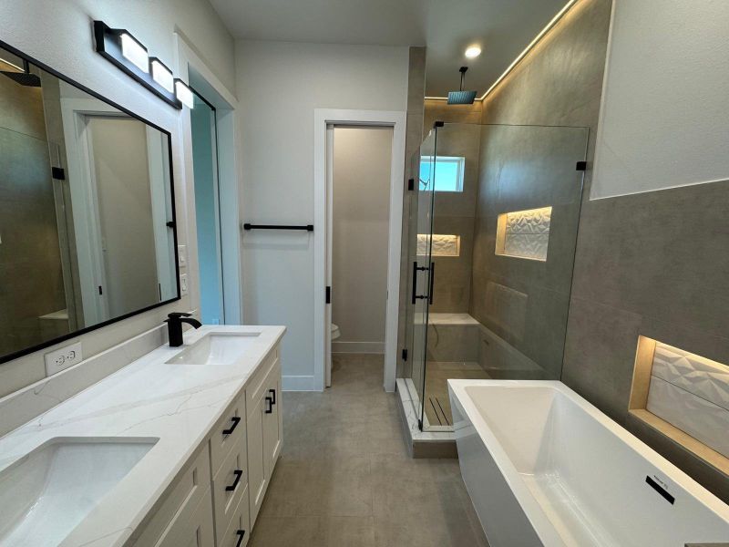 Furnished interior view inside a new home in , Houston (Image 14).