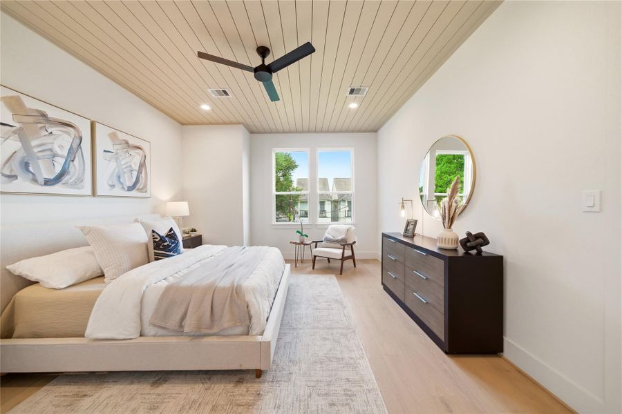 Furnished interior view inside a new home in , Houston (Image 8).