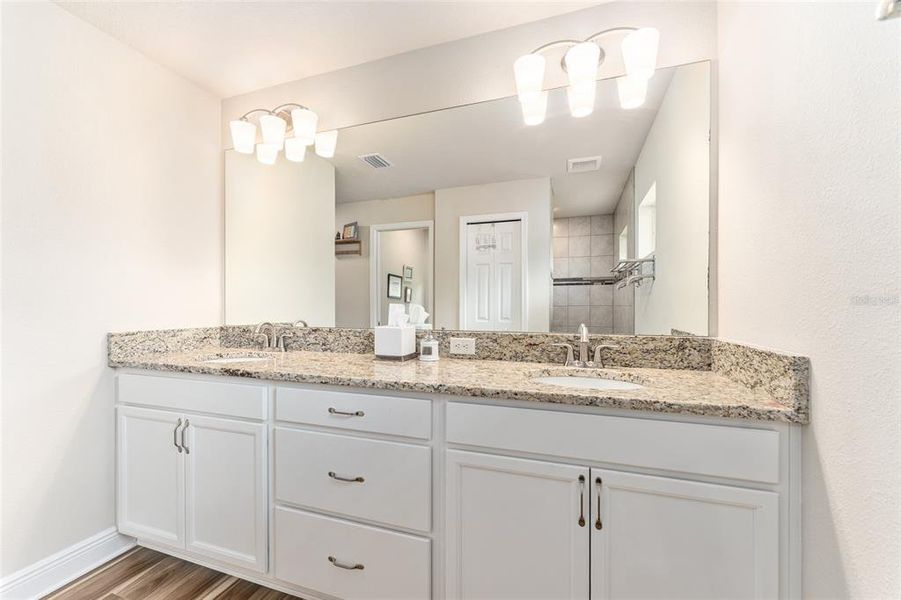 Primary Bathroom with Double Sinks