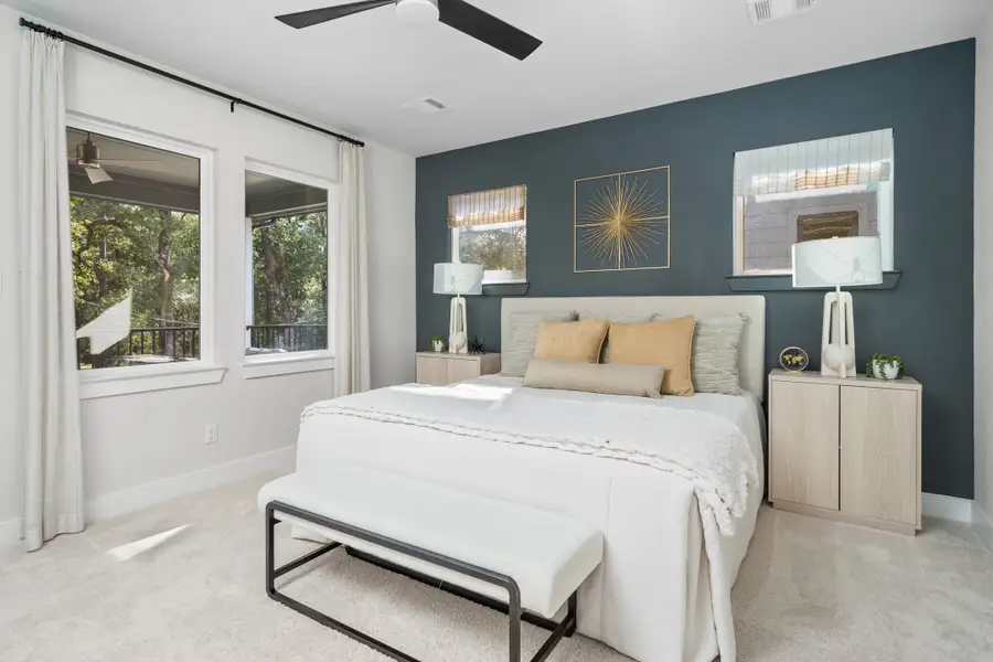 Representative furnished interior of a home built from the Sabine by Autograph Homes in Two Step Farm, Montgomery (Image 9).