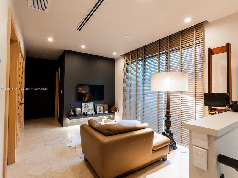 Furnished interior view inside a new home in , Miami (Image 6).