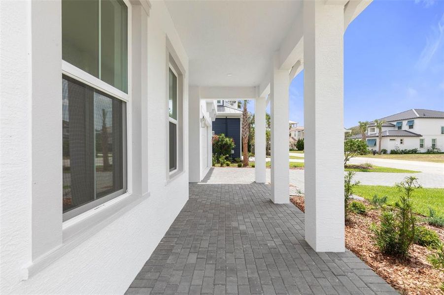Exterior details and patio area of a home in , Palm Coast (Image 42).