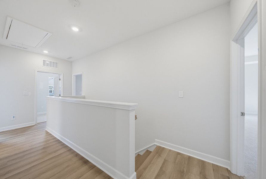 Spacious, unfurnished interior of a new home in Sweetbrier, Durham (Image 23).