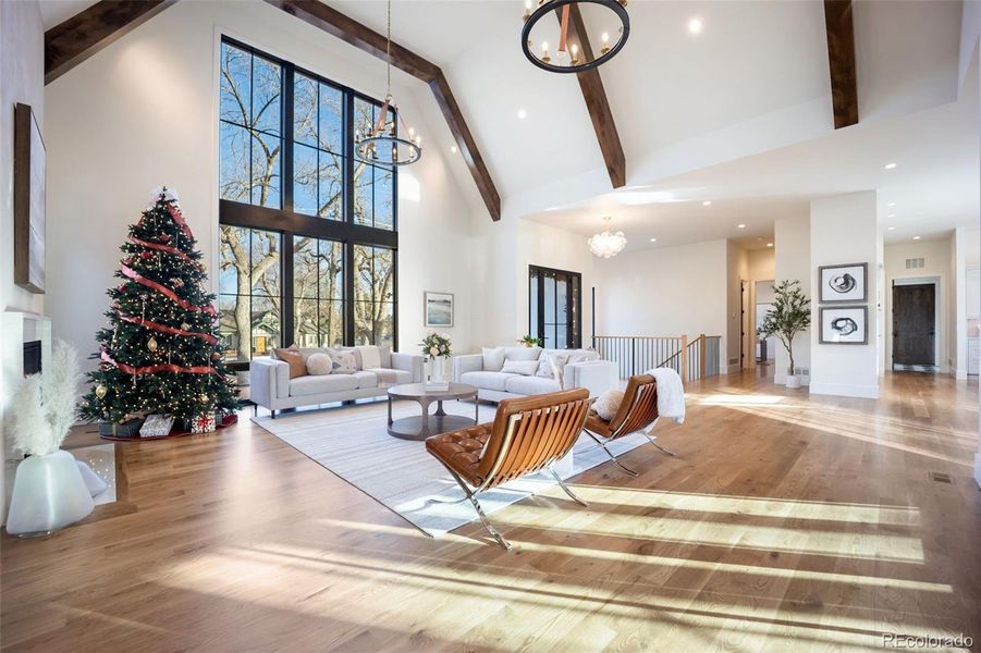 Furnished interior view inside a new home in , Colorado Springs (Image 8).