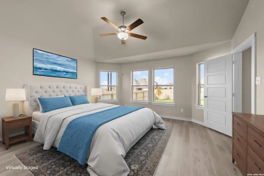 Furnished interior view inside a new home in Agave, San Antonio (Image 10).